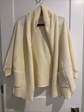 FATE Shawl Collar Women’s Sweater with Pockets Large